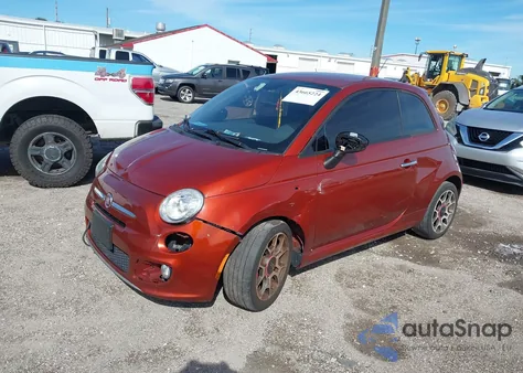 2015 Fiat 500 Sport z USA, uszkodzony, nr VIN 3C3CFFBR1FT625064